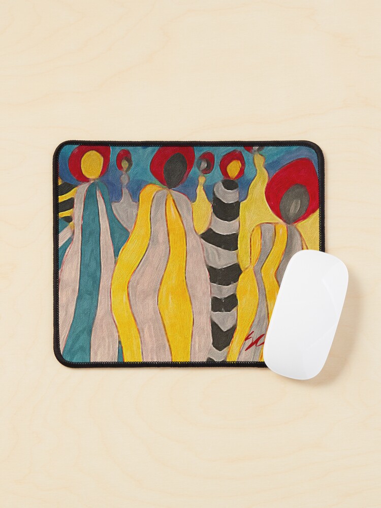 Thumbnail 1 of 5, Mouse Pad, In and Out Crowd designed and sold by GraceArt.