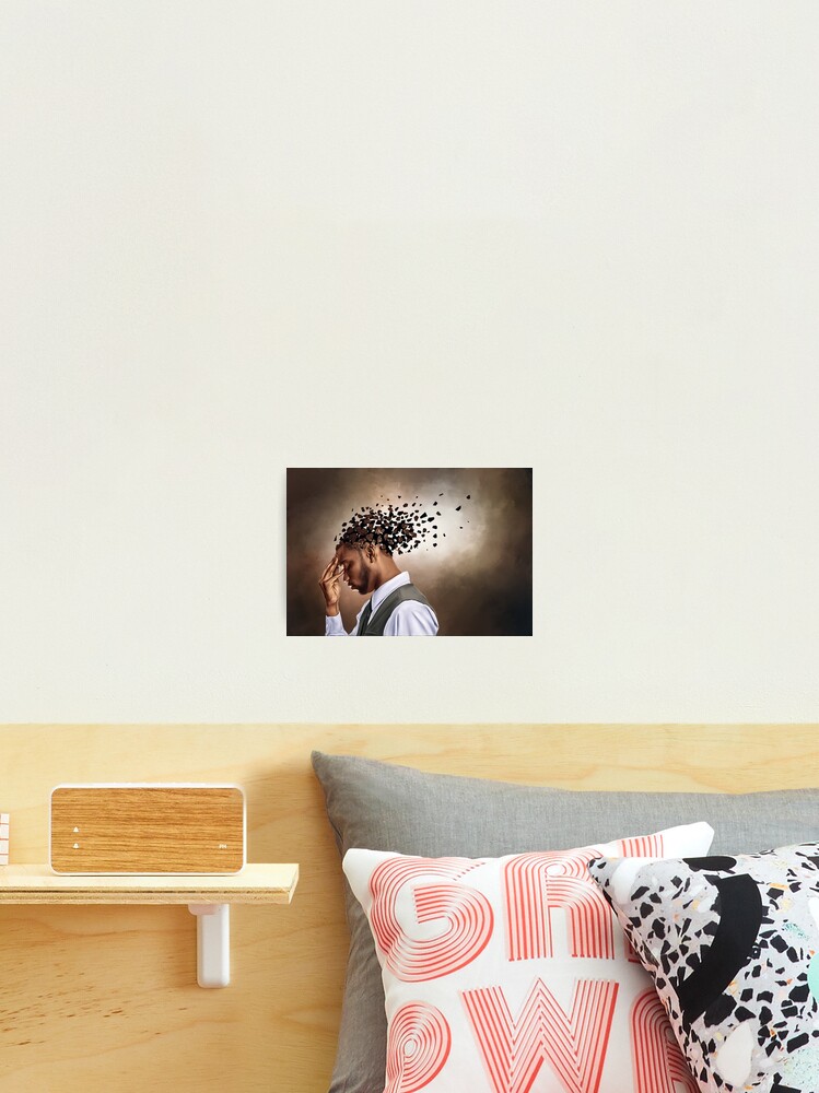 Thumbnail 1 of 3, Photographic Print, Black Abstract Thought designed and sold by wayneflint.