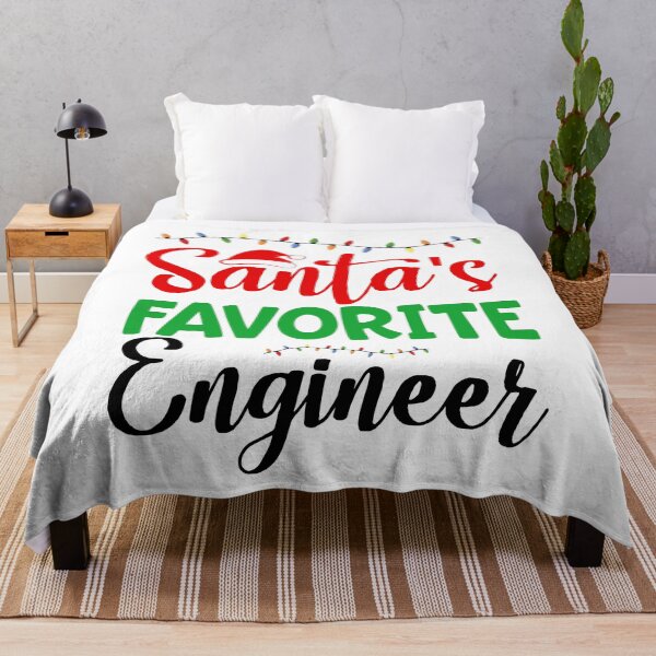 Item preview, Santa's Favorite Engineer designed and sold by Bendthetrend.