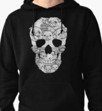 Pug Skull Pullover Hoodie