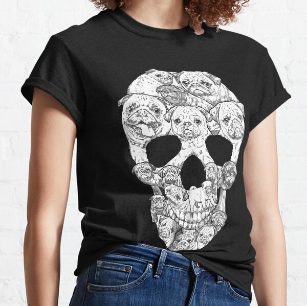 Pug Skull Classic T-Shirt