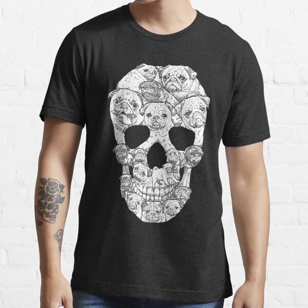 Skull made of cats hot sale shirt