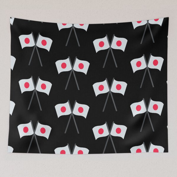 Item preview, Crossed Flags of Japan designed and sold by roarr.