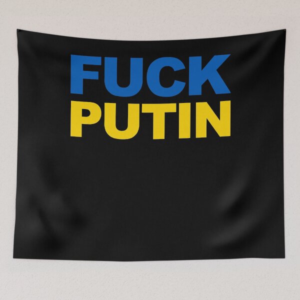 Artikelvorschau, Fick Wladimir Putin Ukraine Flaggenfarben Fick Putin entworfen und verkauft von stufftyreese25.