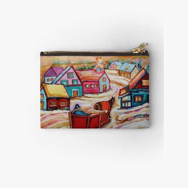 Item preview, CANADIAN WINTER LANDSCAPE WITH HORSE AND SLED BEAUTIFUL CANADIAN PAINTINGS CAROLE SPANDAU designed and sold by Carole  Spandau.