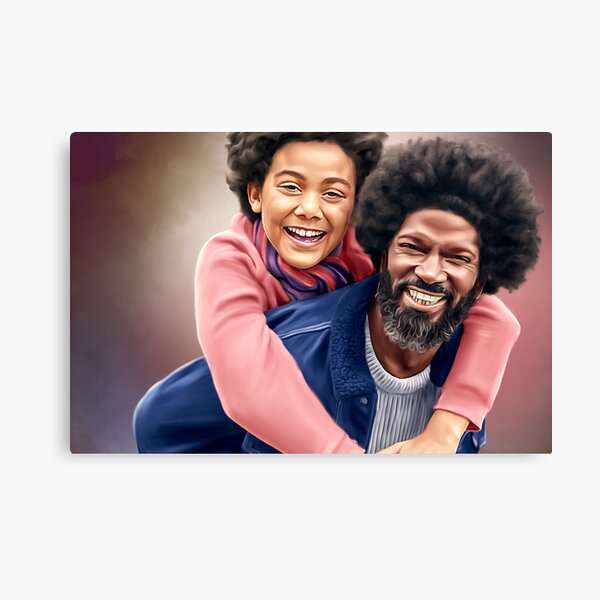Father Son Digital Art 2 Canvas Print