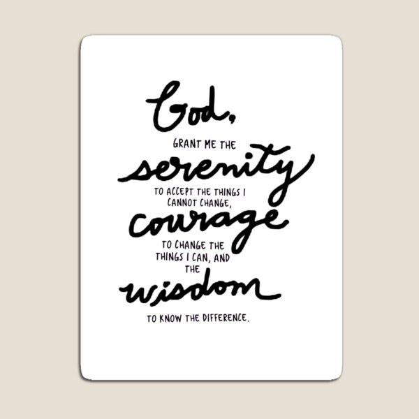 Item preview, Grant Me Serenity designed and sold by maddicarr.