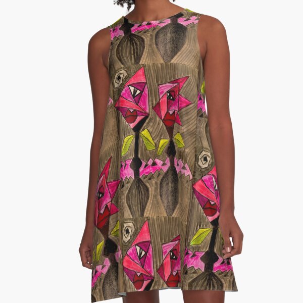 Personality With A Hint Of Boobs A-Line Dress