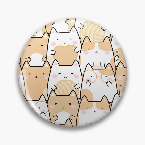 Item preview, Kawaii Cats - Orange designed and sold by murkyswamp.