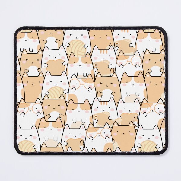 Item preview, Kawaii Cats - Orange designed and sold by murkyswamp.