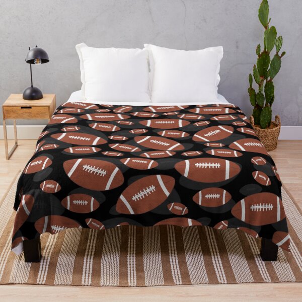 Item preview, Football Ball Balls Pattern Blue Sport Sports designed and sold by Spaceshipsells.