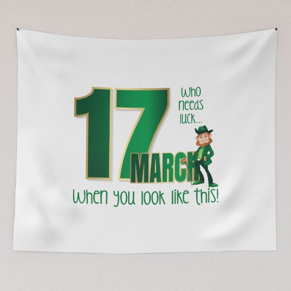 Item preview, Who Needs Luck... (on White) designed and sold by PawsitiveMum.