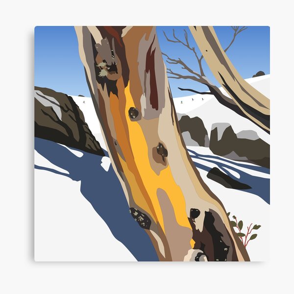 Item preview, Snowy Gumtree - Perisher Thredobo Skiing Snowboarding designed and sold by adlibcreative.