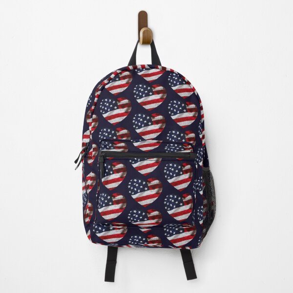 Item preview, I <3 America USA flag heart design designed and sold by StephJChild.