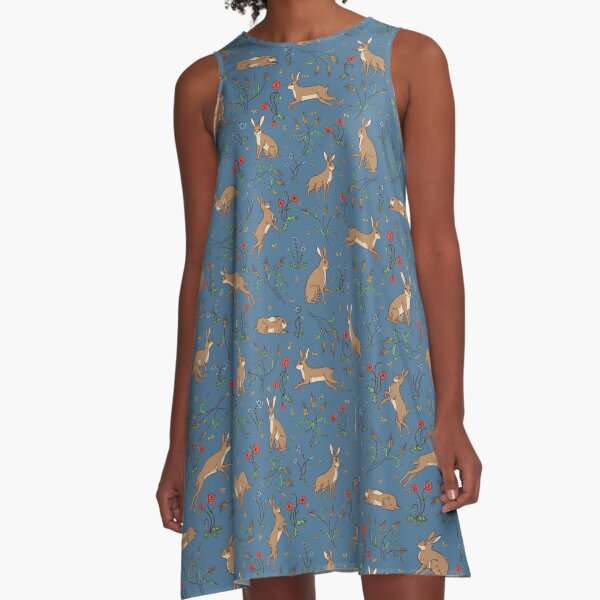 Item preview, Hares and flowers designed and sold by tanaudel.