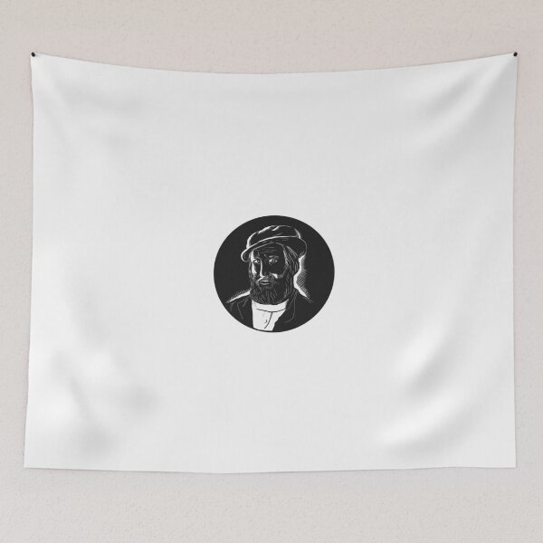 Item preview, Hernan Cortes Conquistador Woodcut designed and sold by patrimonio.
