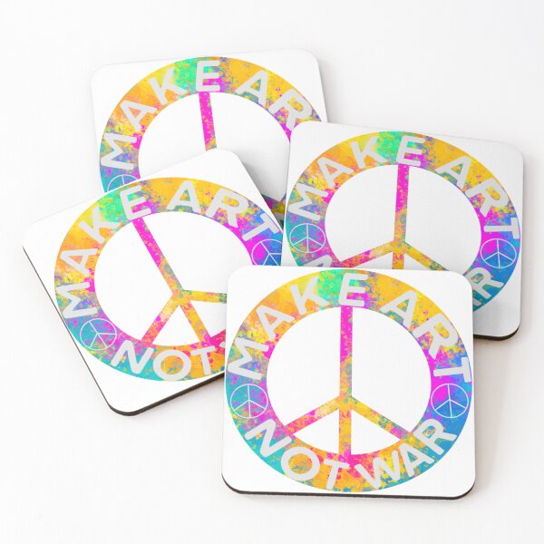 Item preview, make art not war designed and sold by D1STRACTEDart.