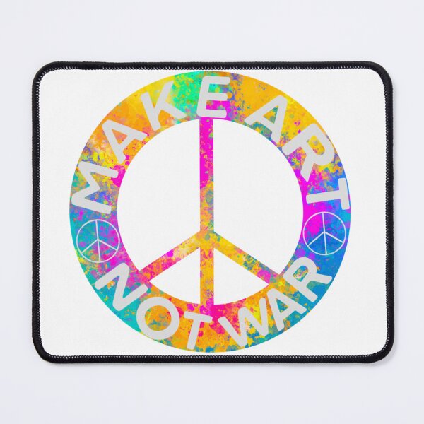 Item preview, make art not war designed and sold by D1STRACTEDart.