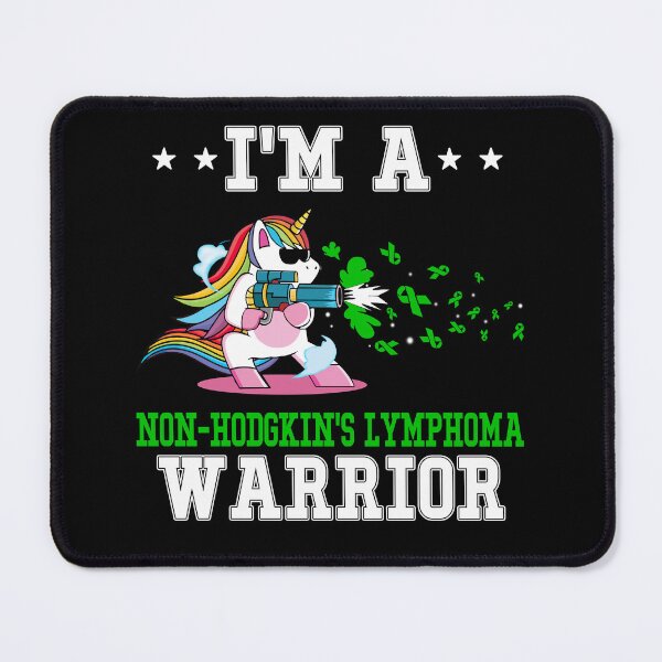 Item preview, Funny Unicorn I'm A Non-Hodgkin's Lymphoma Warrior designed and sold by heppenp.