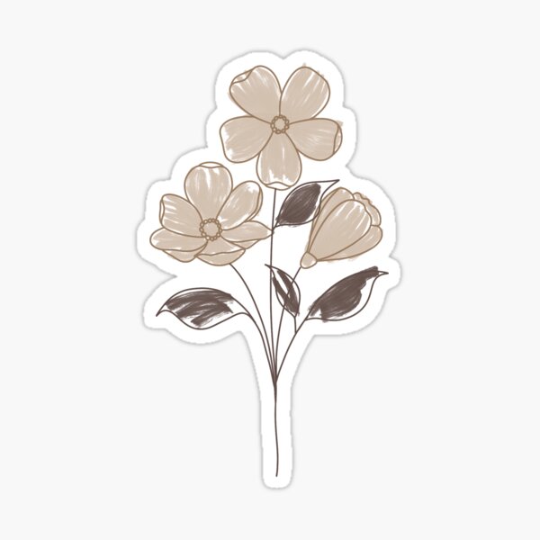 Item preview, Neutral flowers designed and sold by Maternal Instincts LLC.