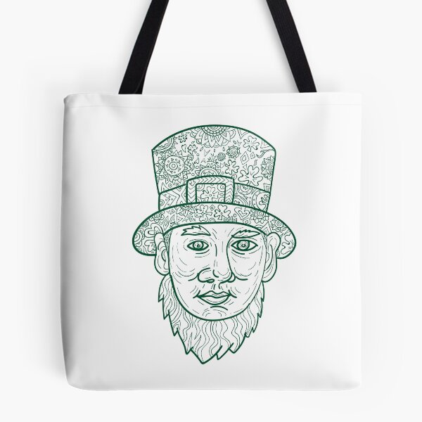 Item preview, Leprechaun Head Front Mandala designed and sold by patrimonio.