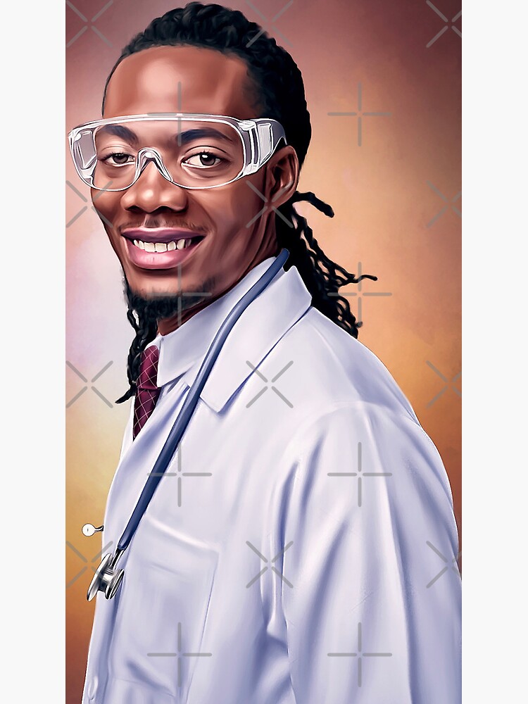 Thumbnail 2 of 2, Postcard, Digital Black Dentist 2 designed and sold by wayneflint.