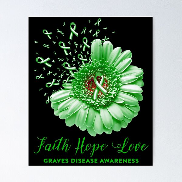 Artikelvorschau, Faith Hope Love Graves Disease Awareness entworfen und verkauft von Tadmab.