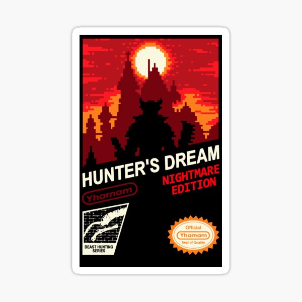 BLOODBORNE NES Pegatina