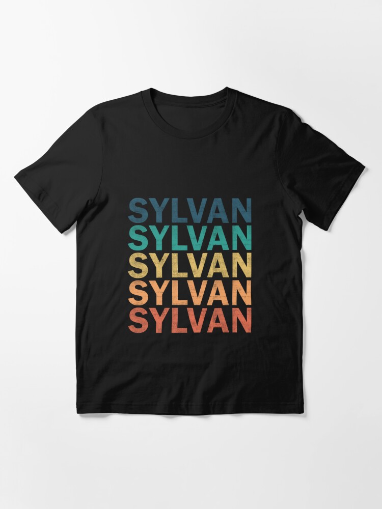 Vintage Sylvan Distressed Logo Tee, USA Made Tee, Screen Printing, Online Stores