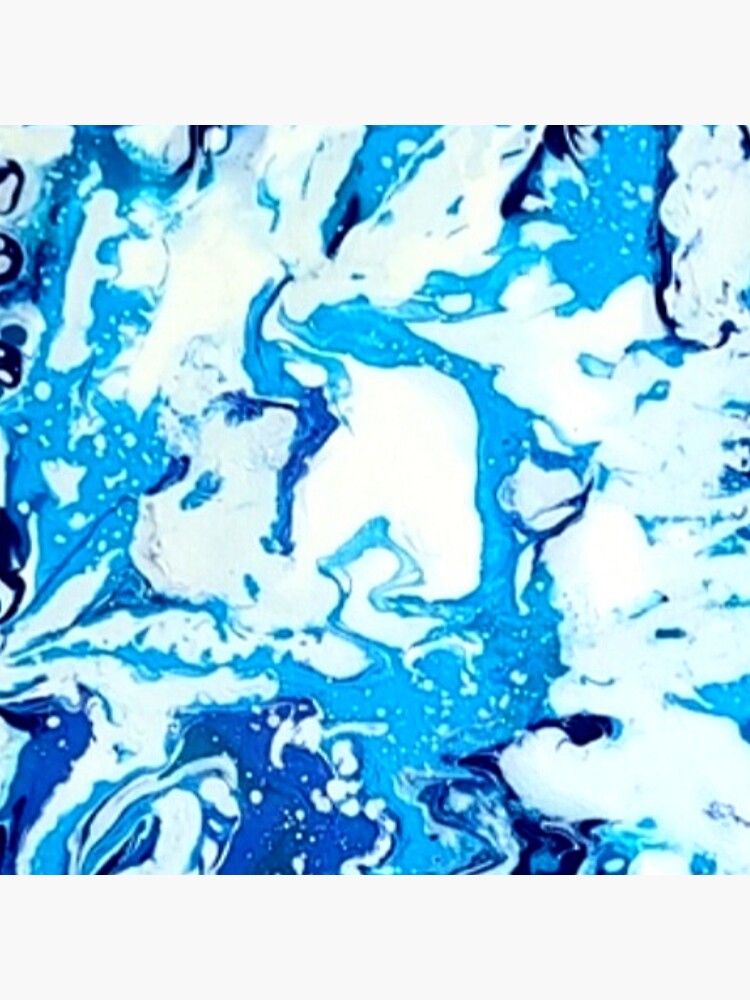 " Abstract Blue and White Art Design" Poster for Sale by Joymcall