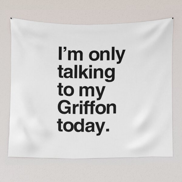 Item preview, I'm Only Talking To My Brussels Griffon designed and sold by More Cute Dogs.
