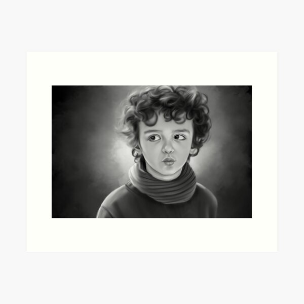 Digital Kid Art 1 Art Print