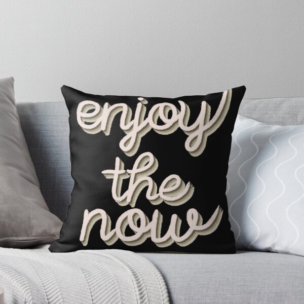 Item preview, Enjoy The Now Inspirational and Motivational Quote designed and sold by HarrysMomStudio.