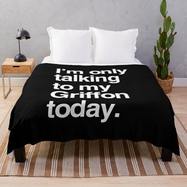 Item preview, I'm Only Talking To My Brussels Griffon designed and sold by More Cute Dogs.