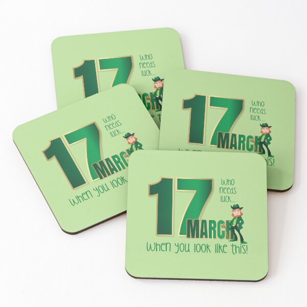 Item preview, Who Needs Luck... (on Green) designed and sold by PawsitiveMum.