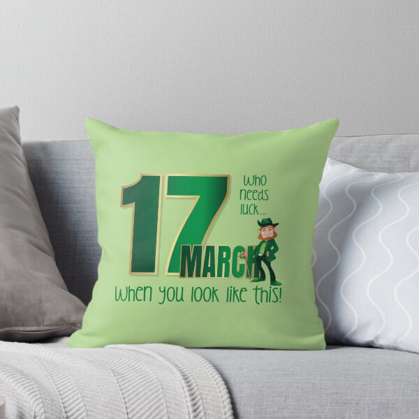 Item preview, Who Needs Luck... (on Green) designed and sold by PawsitiveMum.