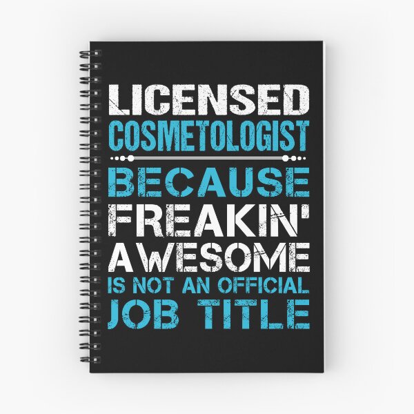 Item preview, Licensed Cosmetologist T Shirt - Freaking Awesome Job Gift Item Tee designed and sold by masondilla.