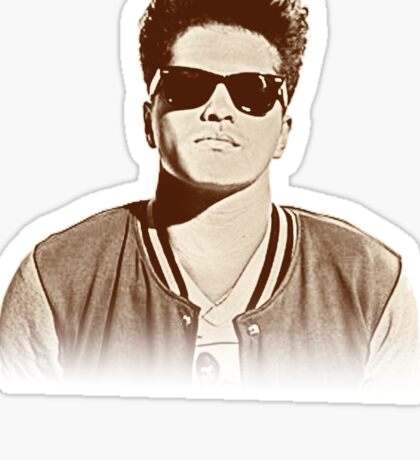 Bruno Mars: Stickers | Redbubble