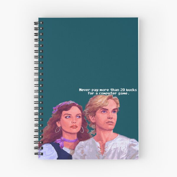 Item preview, Guybrush and Elaine designed and sold by Natalia Perez Rodriguez.