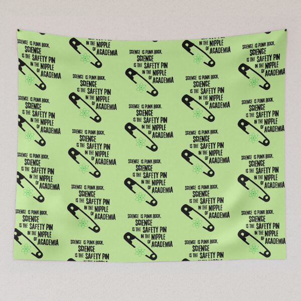 Item preview, Science is punk rock designed and sold by InkThinkArt.