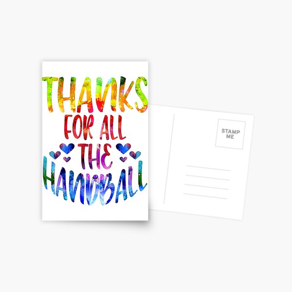 Item preview, Thanks For All The Handball watercolor designed and sold by Byrd-Maureen.