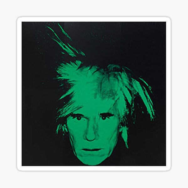 Item preview, Andy Warhol, Self portrait designed and sold by scottso-artso.
