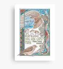 More than Many Sparrows Canvas Print
