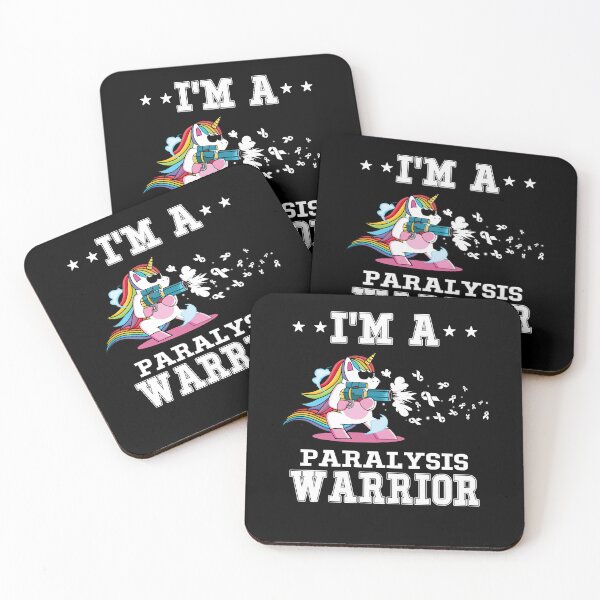 Item preview, Funny Unicorn I'm A Paralysis Warrior designed and sold by heppenp.