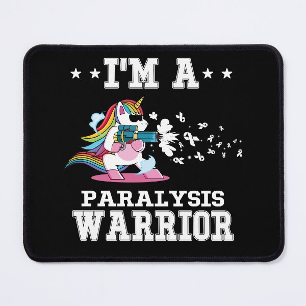 Item preview, Funny Unicorn I'm A Paralysis Warrior designed and sold by heppenp.