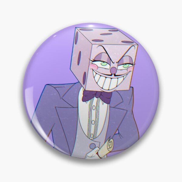 Cuphead King Dice Enamel Pin ($6.90) ❤ liked on Polyvore featuring jewelry  and brooches