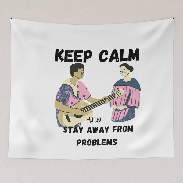 Item preview, Keep calm and stay away from problems designed and sold by Eve :).