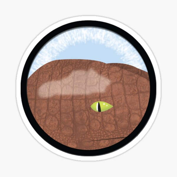 Looming Raptor Sticker