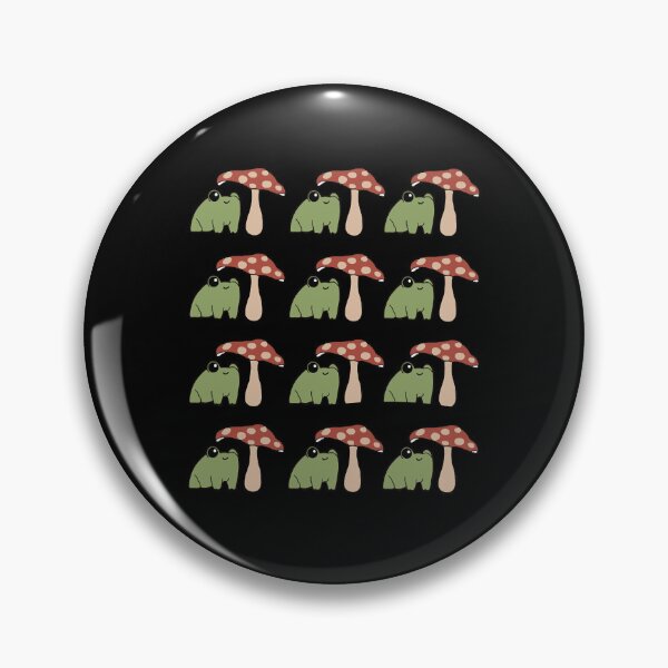 Item preview, Frog and Mushroom Pattern- Transparent Background designed and sold by ivinfarris.