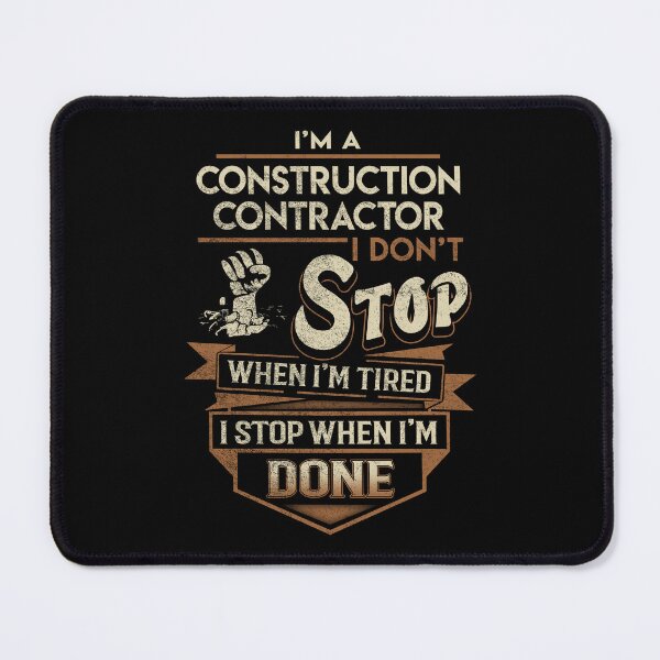 Item preview, Construction Contractor T Shirt - I Stop When Done Job Gift Item Tee designed and sold by natalinedk.